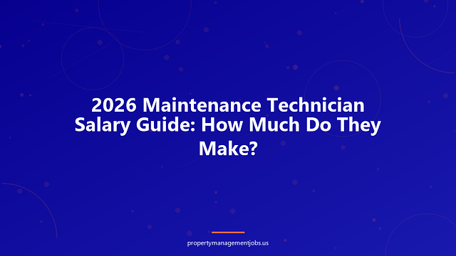 2026 Maintenance Technician Salary Guide: How Much Do They Make?